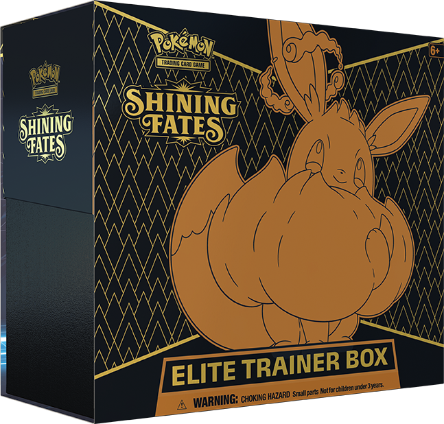 Sword & Shield 4,5 Shining Fates Elite Trainer Box met beschadigde seal